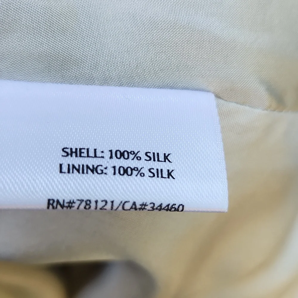 Eileen Fisher 100% silk light weight long coat PERFECT FOR FALL OR SPRING - Picture 4 of 12